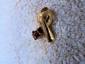 Ladies Bow Poppy Brooch