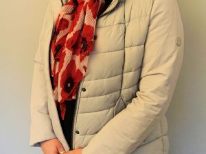Attractive Pleated Remembrance Scarf. 3 Colour Options