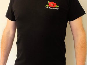 Unique Remembrance T-Shirt with 2 logo options
